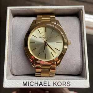 Gold Michael Kors watch